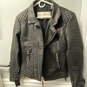 Boda Skins Leather jacket. The Alexander. New, never worn. Size medium.